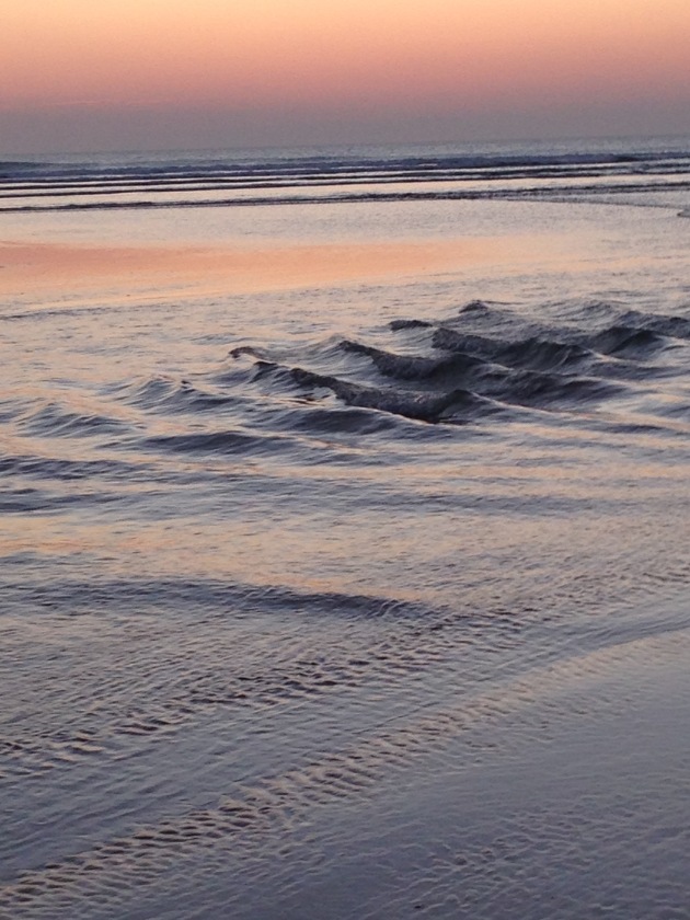Meer, Wellen und Sonnenuntergang: Besinnliche Momente © D.S. Felix 2015